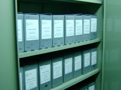 Acervo de valor permanente organizado na reserva técnica	