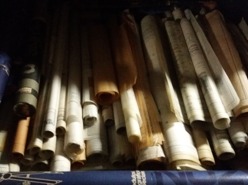 Antes: Retirada das plantas de arquitetura