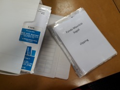 Acervo textual organizado e acondicionado em material de qualidade arquivística