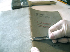 Retirada de grampos metálicos. Ago.2014